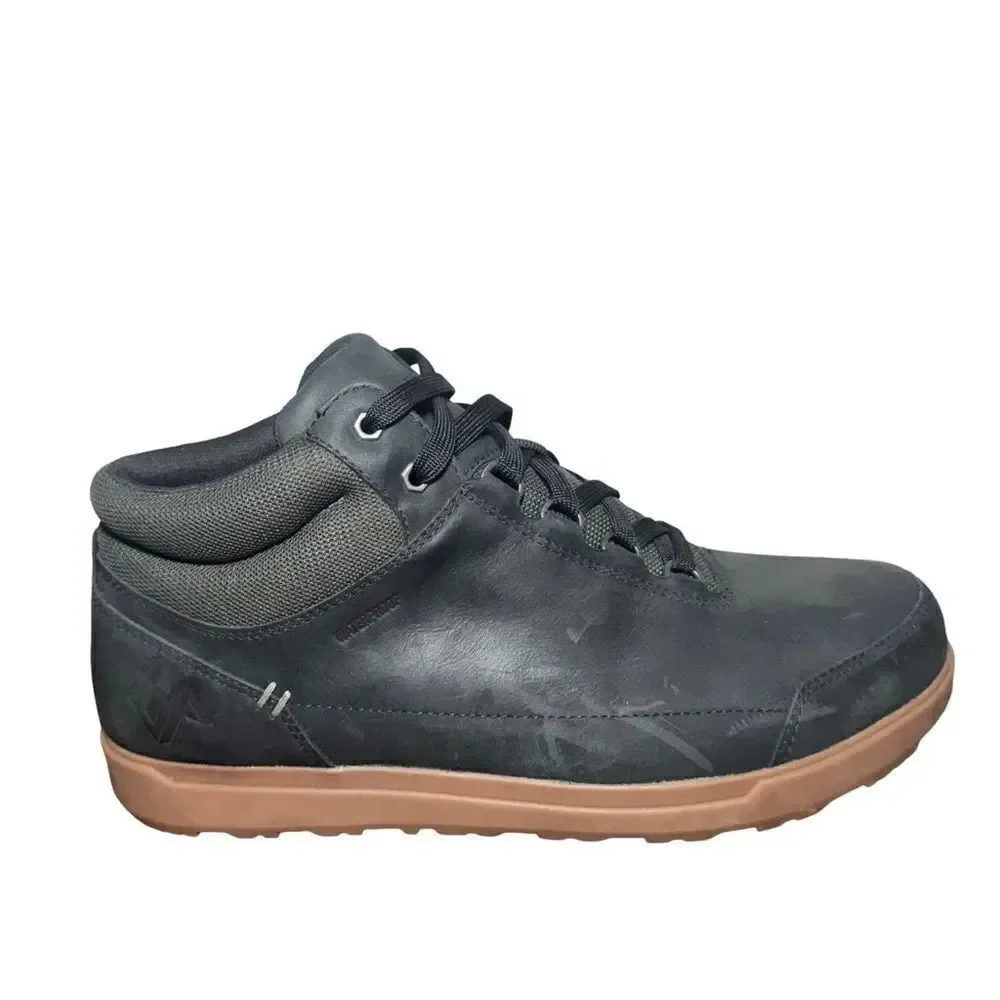 Forsake Phil Mid Black Leather Waterproof Sneaker Boot Men's Size 10